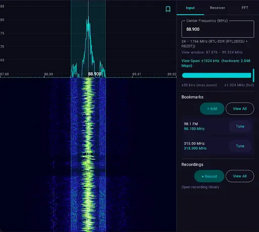 Скриншот 7 — SDR Pro: Radio Signal Analyzer