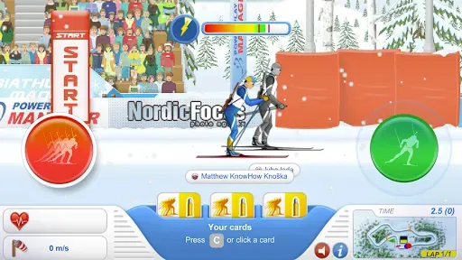 Скриншот 1 — Biathlon Mania