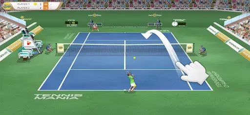 Скриншот 1 — Tennis Mania Mobile