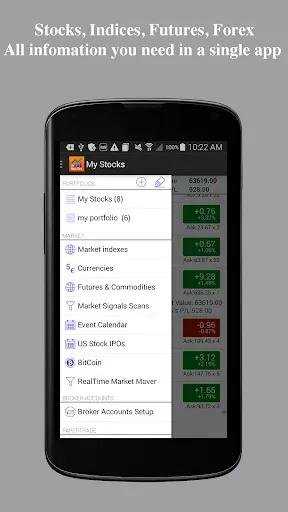 Скриншот 1 — Real Time Stocks Track & Alert