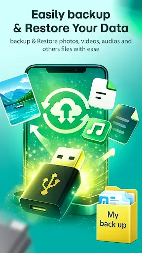 Скриншот 1 — Phone Backup Restore OTG Tools