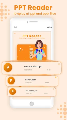 Скриншот 1 — PPT Viewer: читает PPTX