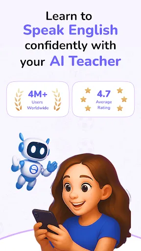 Скриншот 1 — MySivi AI English Speaking App
