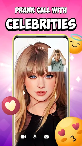 Скриншот 1 — Idol Prank Call & Chat Prank