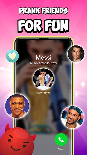 Скриншот 3 — Idol Prank Call & Chat Prank