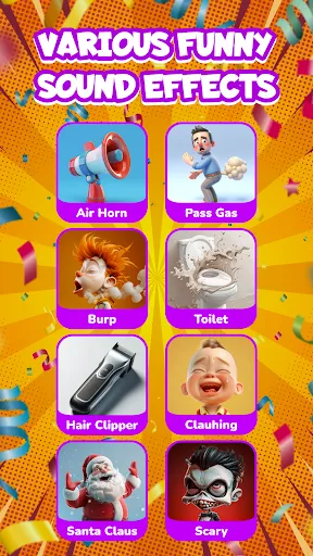 Скриншот 1 — Prank Sound: Funny Airhorn App