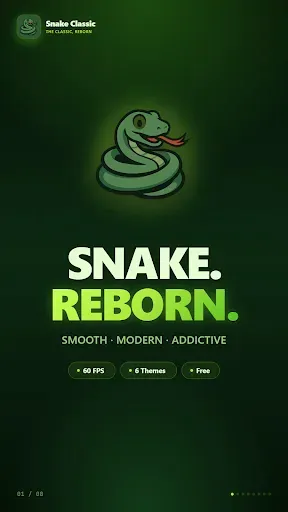 Скриншот 1 — Snake Classic