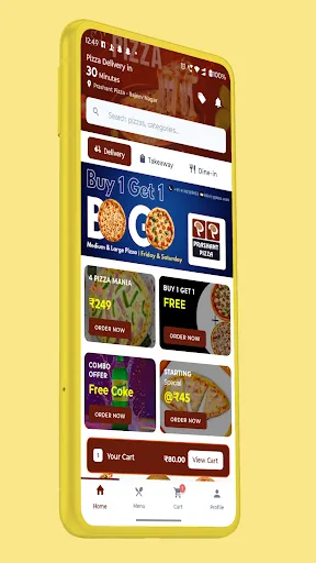 Скриншот 1 — Prashant Pizza