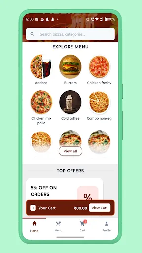 Скриншот 2 — Prashant Pizza