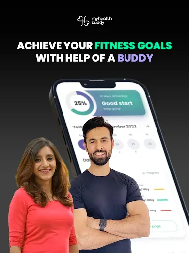 Скриншот 1 — MyHealthBuddy: Diet & Fitness