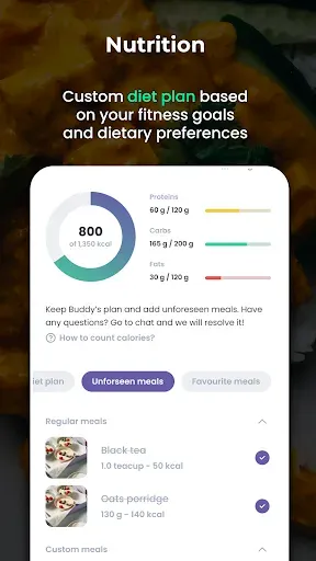 Скриншот 3 — MyHealthBuddy: Diet & Fitness