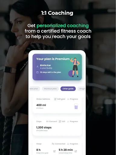 Скриншот 7 — MyHealthBuddy: Diet & Fitness