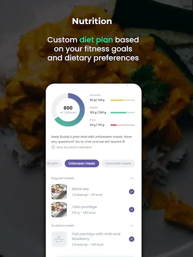 Скриншот 8 — MyHealthBuddy: Diet & Fitness