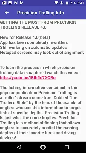 Скриншот 6 — Precision Trolling Data
