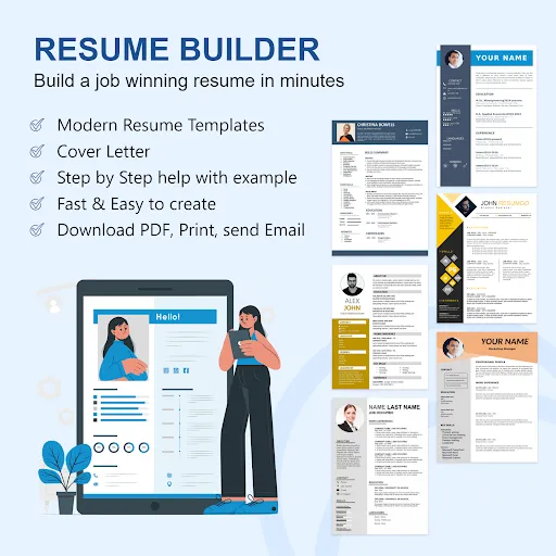 Скриншот 1 — Резюме Строитель Cv Творец