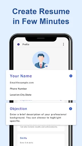 Скриншот 2 — Резюме Строитель Cv Творец