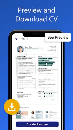 Скриншот 5 — Резюме Строитель Cv Творец