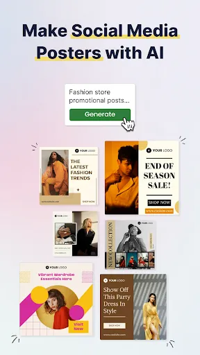 Скриншот 1 — Social Media Posts - Predis AI