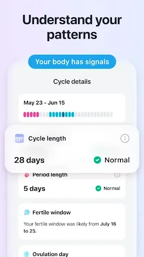 Скриншот 5 — Pregmate Ovulation Tracker
