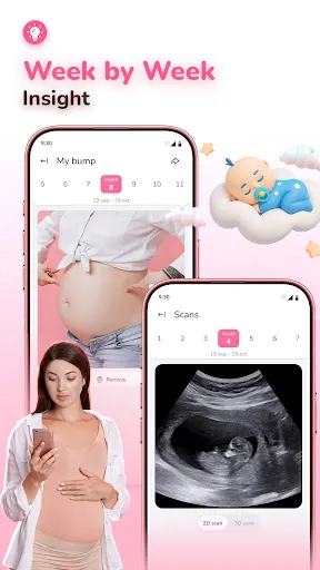 Скриншот 3 — Pregnancy Tracker - Baby Care