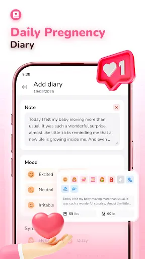Скриншот 6 — Pregnancy Tracker - Baby Care