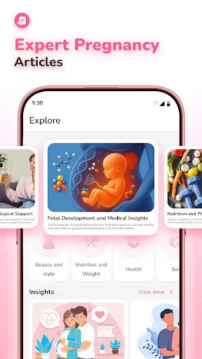 Скриншот 8 — Pregnancy Tracker - Baby Care