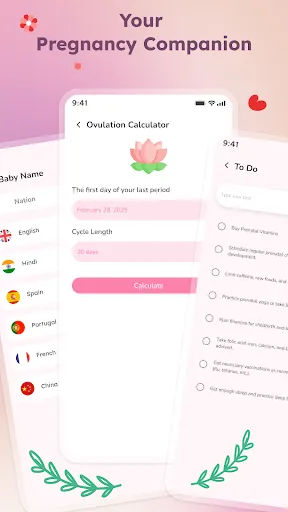 Скриншот 5 — Pregnancy Tracker & Baby Diary