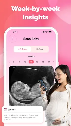 Скриншот 2 — Pregnant Guide - Baby Tracker