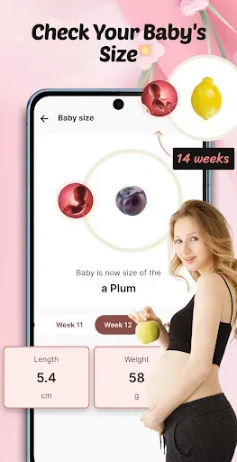 Скриншот 2 — Pregnancy Tracker: Baby Growth