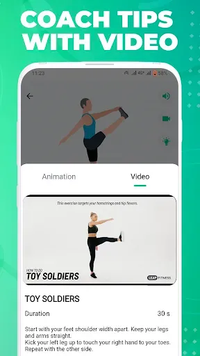 Скриншот 2 — Home Workout - No Equipment