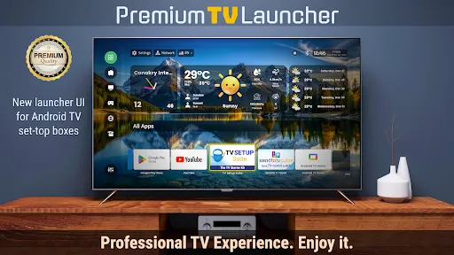 Скриншот 1 — TV Launcher Premium Smart UI