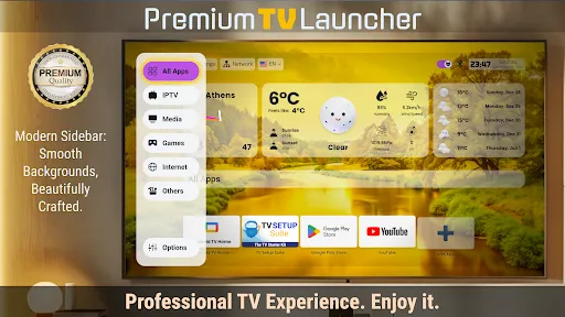 Скриншот 3 — TV Launcher Premium Smart UI