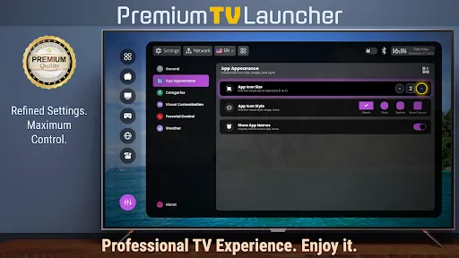 Скриншот 4 — TV Launcher Premium Smart UI