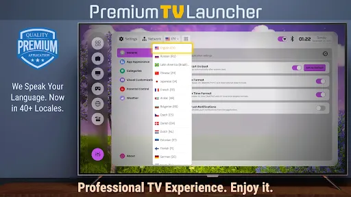 Скриншот 8 — TV Launcher Premium Smart UI