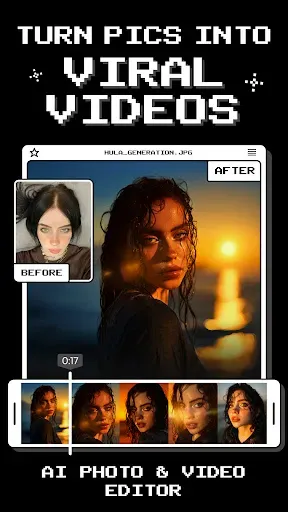 Скриншот 1 — Hula - AI Video Generator