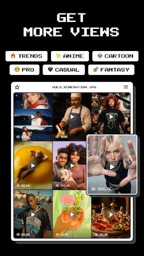 Скриншот 3 — Hula - AI Video Generator