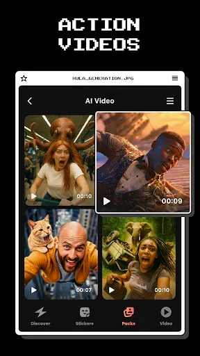 Скриншот 5 — Hula - AI Video Generator