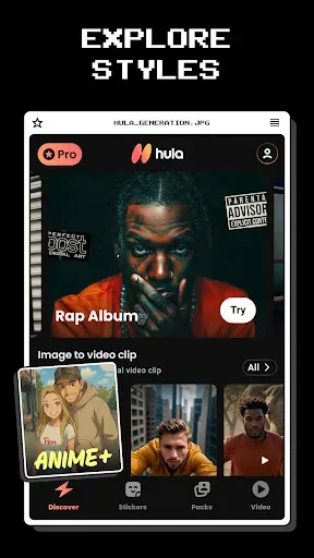 Скриншот 7 — Hula - AI Video Generator