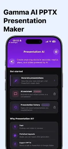 Скриншот 4 — Presentation AI - PPT Maker