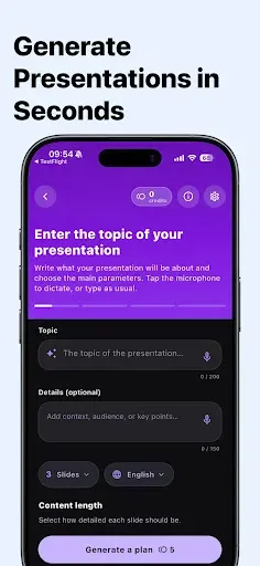 Скриншот 5 — Presentation AI - PPT Maker