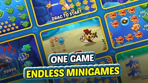 Скриншот 4 — Fish Dash: Shark Eater Frenzy