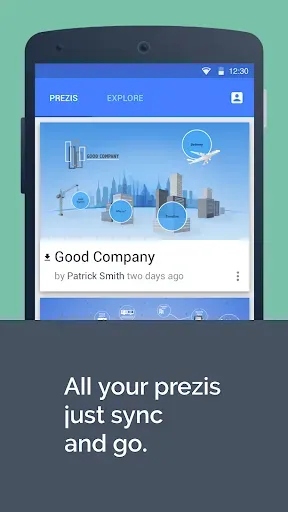 Скриншот 1 — Prezi Viewer