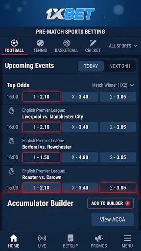 Скриншот 7 — 1xbet