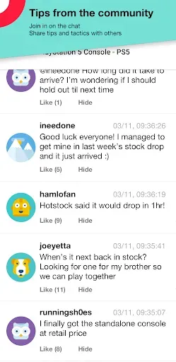 Скриншот 4 — HotStock - in-stock alerts