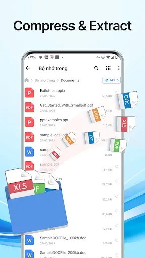 Скриншот 1 — ZIP Extractor: ZIP RAR Opener