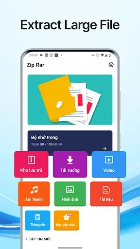 Скриншот 2 — ZIP Extractor: ZIP RAR Opener