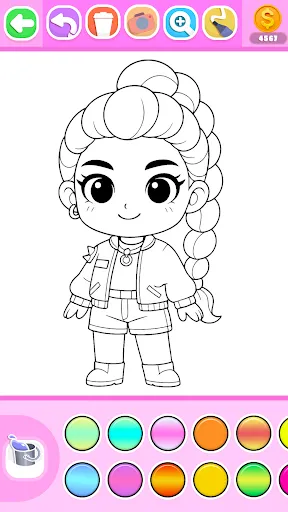 Скриншот 1 — Princess Coloring Book Glitter