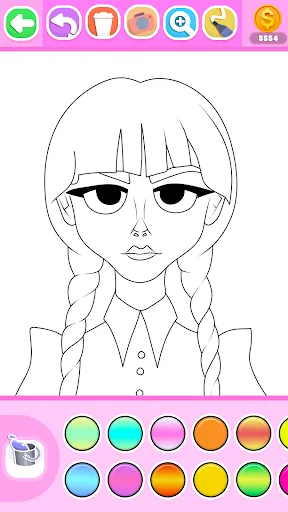 Скриншот 3 — Princess Coloring Book Glitter