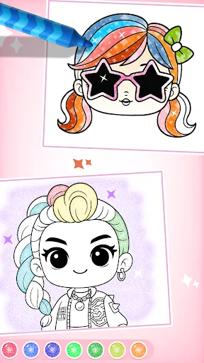 Скриншот 3 — Doll Princess Coloring Games