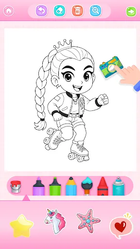 Скриншот 4 — Doll Princess Coloring Games